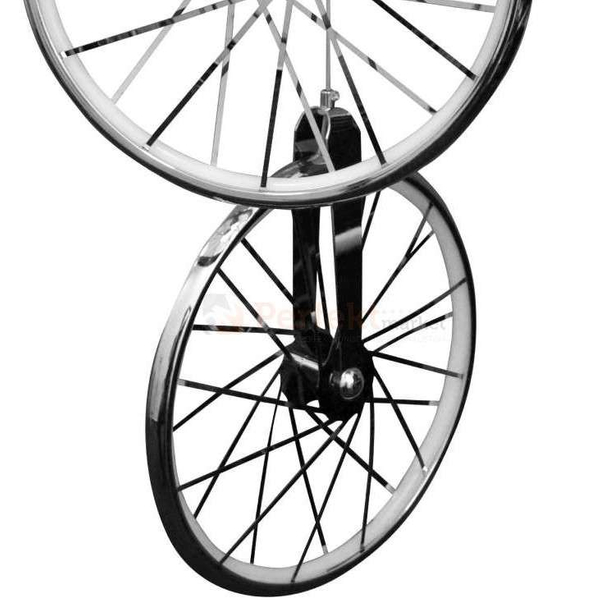 Rustykalna LAMPA wisząca BICYKL 307569 Polux metalowa OPRAWA zwis LED 33W 3000K kaskada koła rowerowe circles chrom