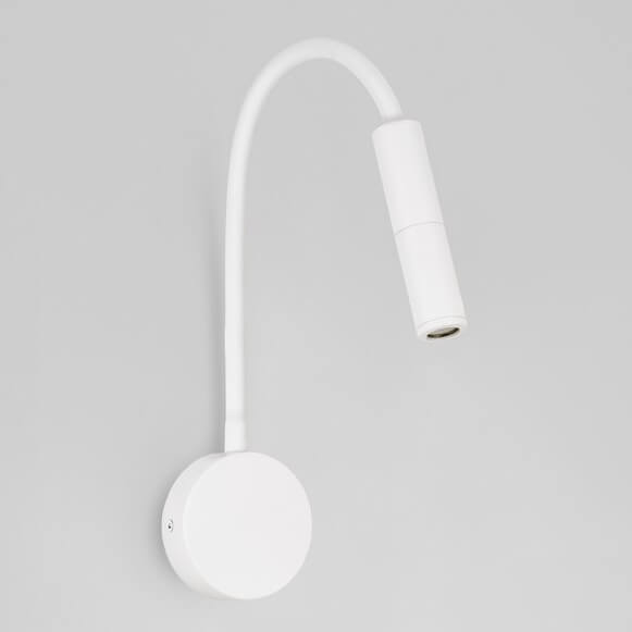 Regulowany kinkiet ścienny VIRU LE44288 LED 6W 3000K tuba biała