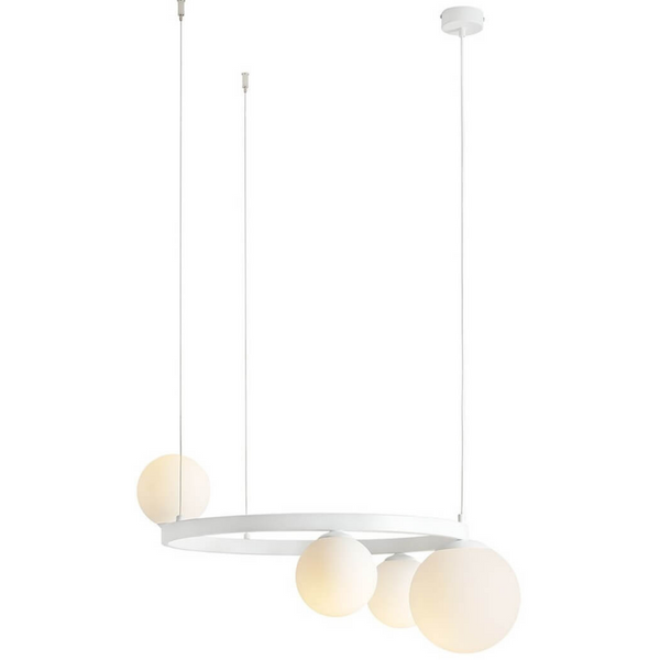 Lampa wisząca ring Garda 4 1099L_R Aldex kule szklane białe