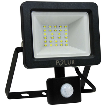 Elewacyjny naświetlacz NAŚWIETLACZ 304797 Polux metalowa OPRAWA zewnętrzna LED 20W 6500K outdoor IP65 czarna