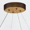 Lampa wisząca Vaughan QN-VAUGHAN-P-L-BRZ-GD LED 105W 3000K brązowa złota