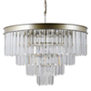Żyrandol glamour VERDES PND-44372-8-CHMP-GLD kryształki złoty przezroczysty