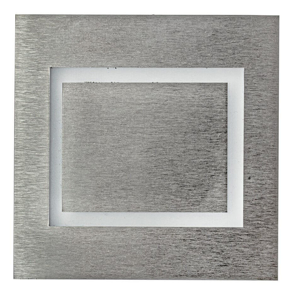 Schodowa lampa ścienna Evra EKS0391 LED 0,6W 4000K kwadratowa biały srebrny