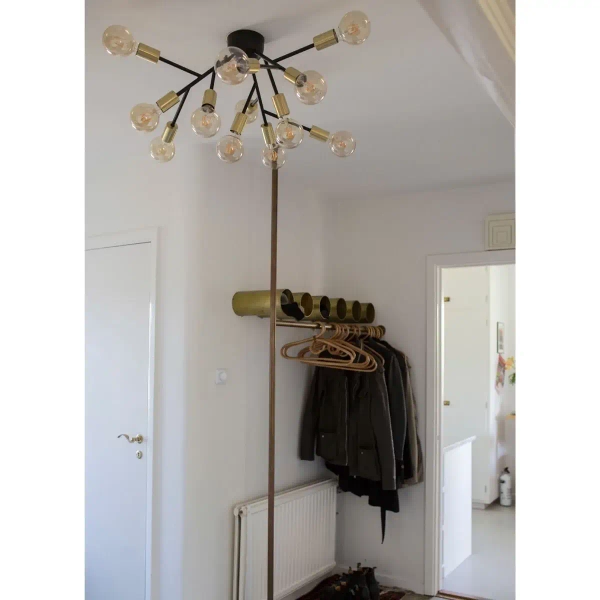 Sufitowa lampa sticks Heroes 4200900-4002 do salonu loftowa czarna