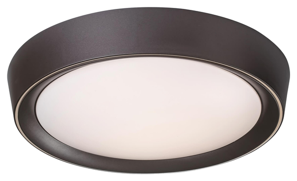 Plafoniera LAMPA sufitowa MOKKA 2987 Rabalux okrągła OPRAWA plafon LED 24W 3000K - 6000K z pilotem brązowy