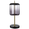 Stołowa LAMPA stojąca DELICE 5026 Rabalux szklana LAMPKA biurkowa skandynawska LED 6W 4000K czarna przydymiona
