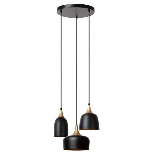 Wisząca lampa nad stół CHAYANNE 05446/13/30 industrialna czarny złoty