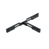 Łącznik do szyn magnetycznych DELTA TRACK AZ6997 czarny metalowy typu T