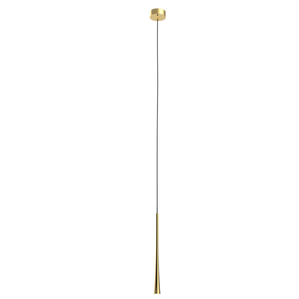 Wisząca lampa sypialnia Coffee złota LED 7W 3000K nad łóżko