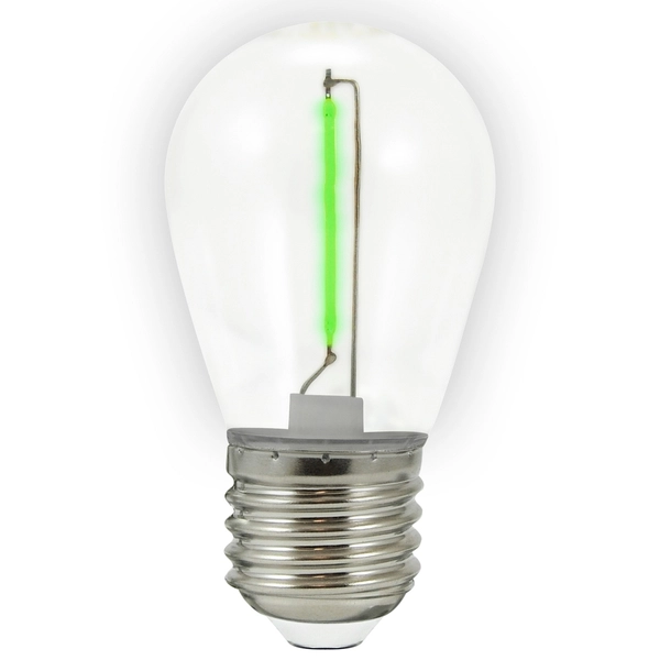 Ledowe żarówki dwupak Neon 32221 Polux 36V do girlandy zew. zielone