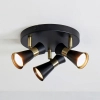 Sufitowa lampa Folie 108626 Markslojd regulacja do salonu mosiężna czarna