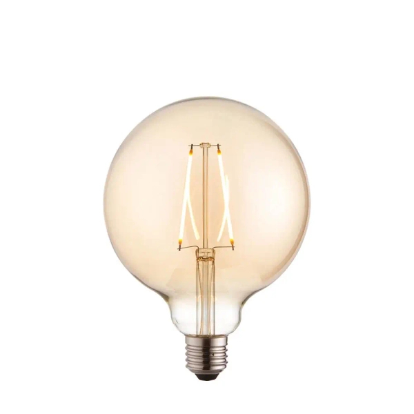 Okrągła żarówka E27 Globe E27 77111 LED 2W 2200K bursztynowy