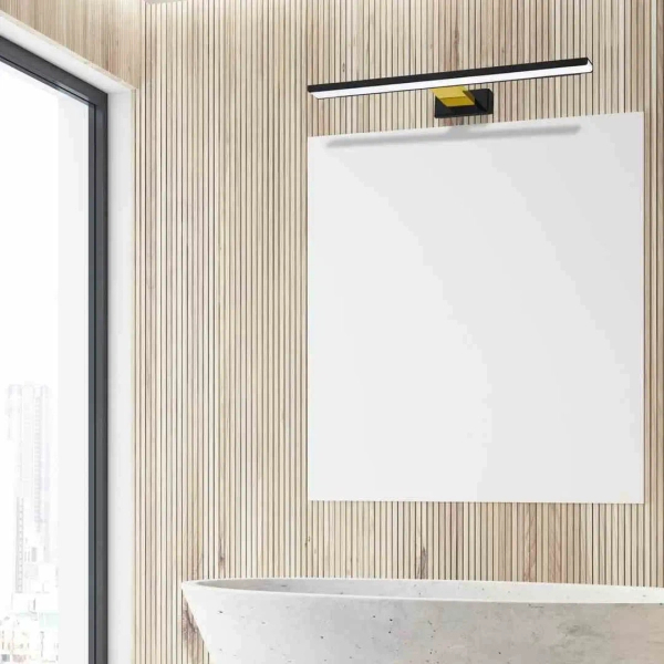 Łazienkowy kinkiet ścienny Shine Black ML7885 LED 13,8W 4000K IP44 czarny