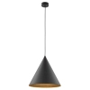 Nowoczesna lampa wisząca CONO 10057 do salonu stożek czarny