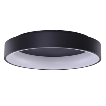 Metalowy plafon okrągły Solvent LED 120W 3000-6000K smart czarny