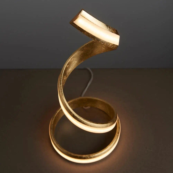 Stołowa lampa spirala Aria 95842 LED 18W 3000K do salonu złoty
