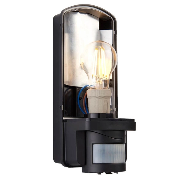 Kinkiet zewnętrzny z czujnikiem ruchu Motion 48739 IP44 czarny