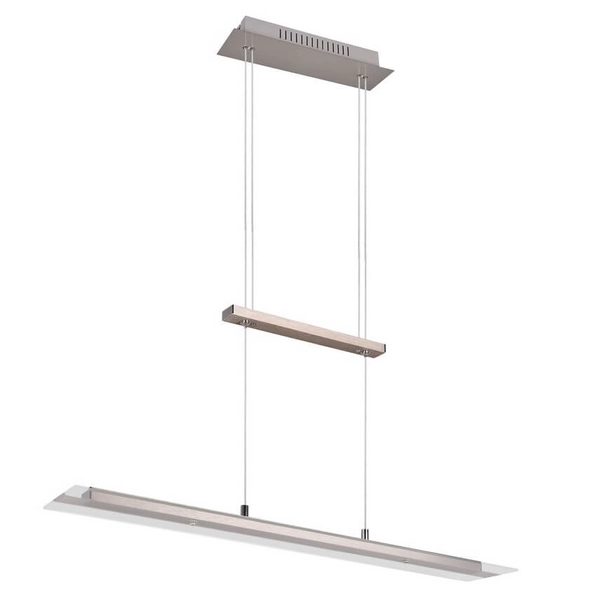 Wisząca lampa Milos R32004107 LED 20W 3000K metalowa srebrna