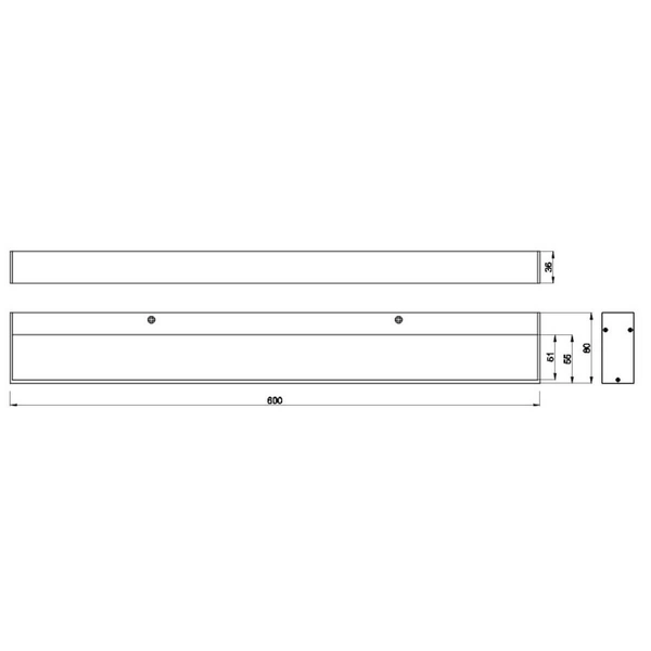 Ledowa lampa ścienna ROCCO 283916032 Trio 8W 3000K IP44 czarna