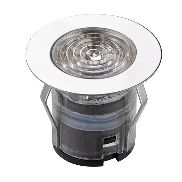 Wpustowe oczka 10 szt. IKON 76616 LED 0,75W 6500K z wtyczką IP67 srebrne