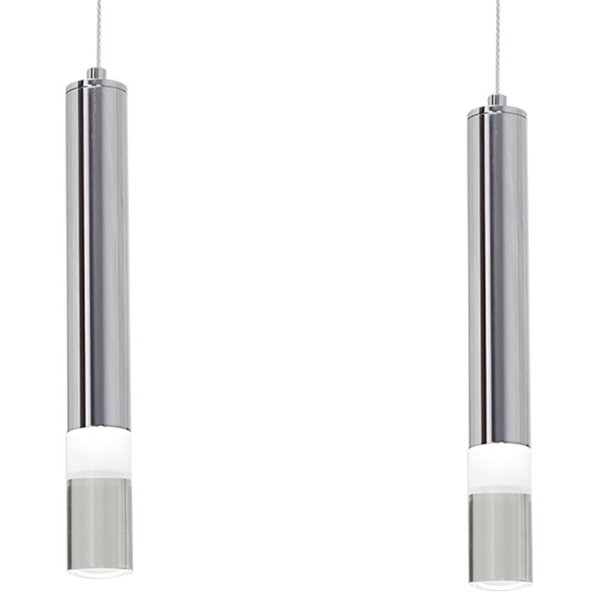 LAMPA wisząca ICE ML322 Milagro zwis OPRAWA listwa sufitowa LED 15W 4000K tuby sople chrom