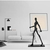 Lampa podłogowa Human do salonu LED 90W 3000K square czarna