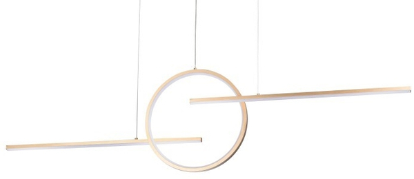 Ledowa lampa na listwie Lauren AZ5258 38W 3000K ring złota
