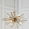 Lampa zwisowa na łańcuchu L&-181936 Light& gwiazda hampton mosiądz