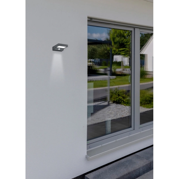 Kinkiet z czujnikiem ruchu Fomosa R22281142 LED 4,8W 3000K IP44 antracyt