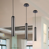 Kuchenna lampa zwisowa Tubo AZ1236 Azzardo tuba czarna chrom
