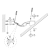 Kinkiet ścienny nad lustro Nevada LP-778/1W M BK Light Prestige LED 12W 4000K IP44 czarny