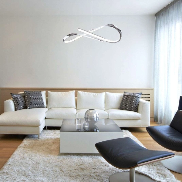 LAMPA wisząca ANIELA 2188 Rabalux metalowa OPRAWA zwis LED 20W 4000K spirala chrom