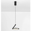 Lampa wisząca SORATA LE44750 LEDE 14W 3000K okrąg dysk czarna