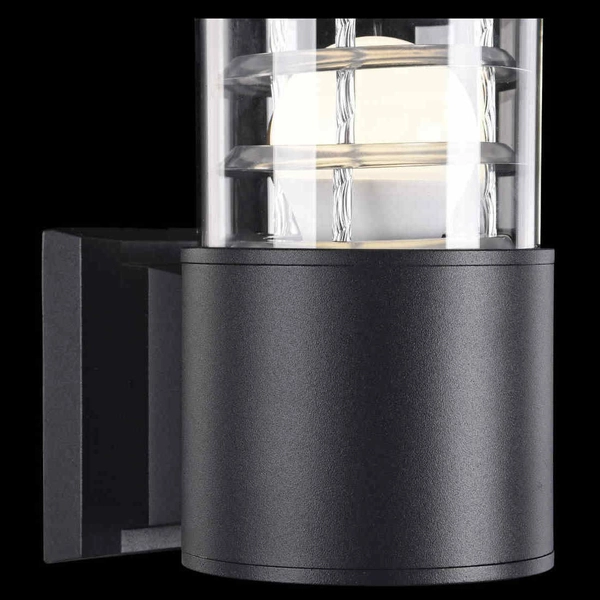 Ogrodowa LAMPA ścienna BRONX O576WL-01B Maytoni elewacyjna OPRAWA zewnętrzna outdoor IP54 czarna