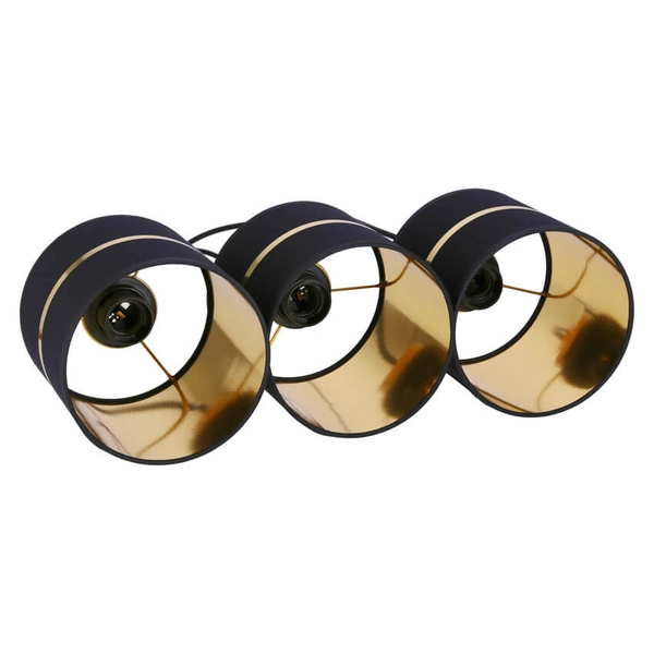 Lampa wisząca Assam 33-17772 Candellux regulowana czarna złota