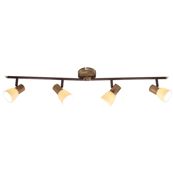 Wielopunktowa lampa sufitowa Luca 35832/56 retro biały miedziany