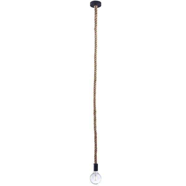 Lampa wisząca na sznurze Rope 321909 Polux LED 12W pojedyncza beżowa
