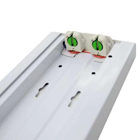 LAMPA sufitowa POGO 03684 Ideus prostokątna OPRAWA metalowy plafon listwa biała