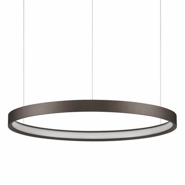 Pierścieniowa lampa wisząca ring ZACAPU LE44322 LED 40W 3000K brązowa