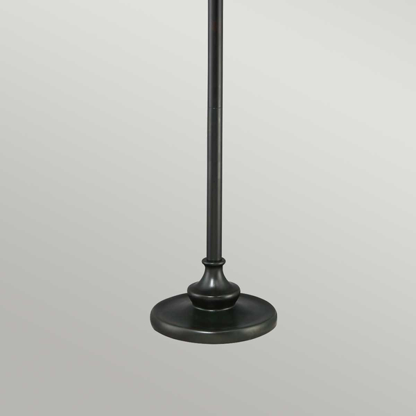 Podłogowa lampa do salonu Victory QZ-VICTORY-FL witrażowa brązowa kolorowa