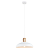 LAMPA wisząca DANITO MDM3153/1L W Italux metalowa OPRAWA zwis w stylu skandynawskim drewno biały