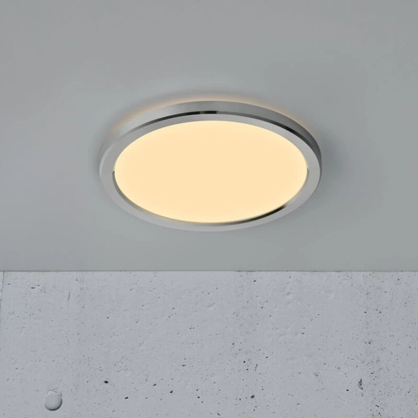 Okrągły plafon OJA 2015026133 LED 14,5W 3000-4000K IP54 chrom