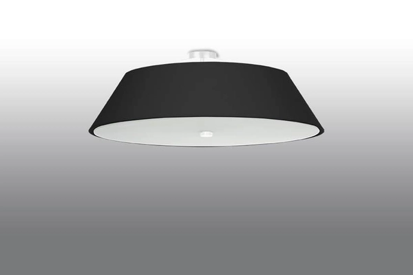 LAMPA sufitowa SL.0822 okrągła OPRAWA abażurowy plafon czarny