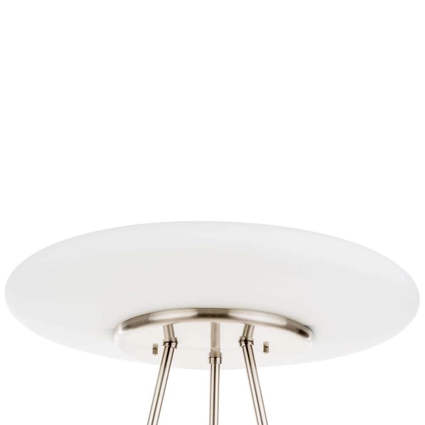 Sztalugowa LAMPA podłogowa UFO X ML5106-3A Italux stojąca OPRAWA na trójnogu biała