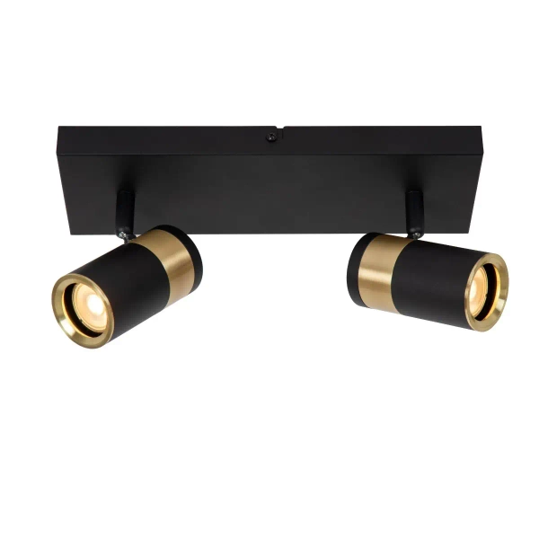 Regulowana lampa sufitowa do salonu GORIK 53909/02/30 czarny złoty