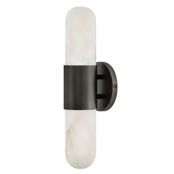 Podłużna lampa ścienna Ibiza QN-IBIZA-M-BX LED 21,5W 3000K IP44 czarny