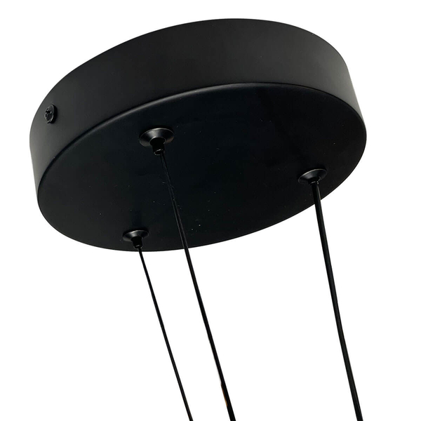 Lampa wisząca Plum LP-0407/1P L BK Triangle LED 40W 3000-6000W czarna