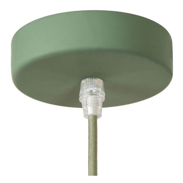 Geometryczna lampa wisząca Mauro 77489/01/33 MDF zielona