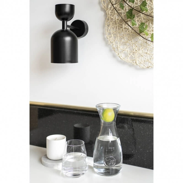 Naścienna lampa loftowa Supuru SUK12000 metalowa czarna