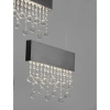 Potrójna lampa wisząca OLEVIRA LE45149 LED 84W 3500K ściemnialna szara